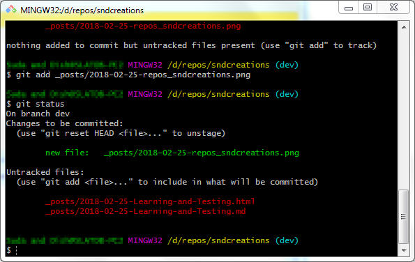 Learning and Testing GIT